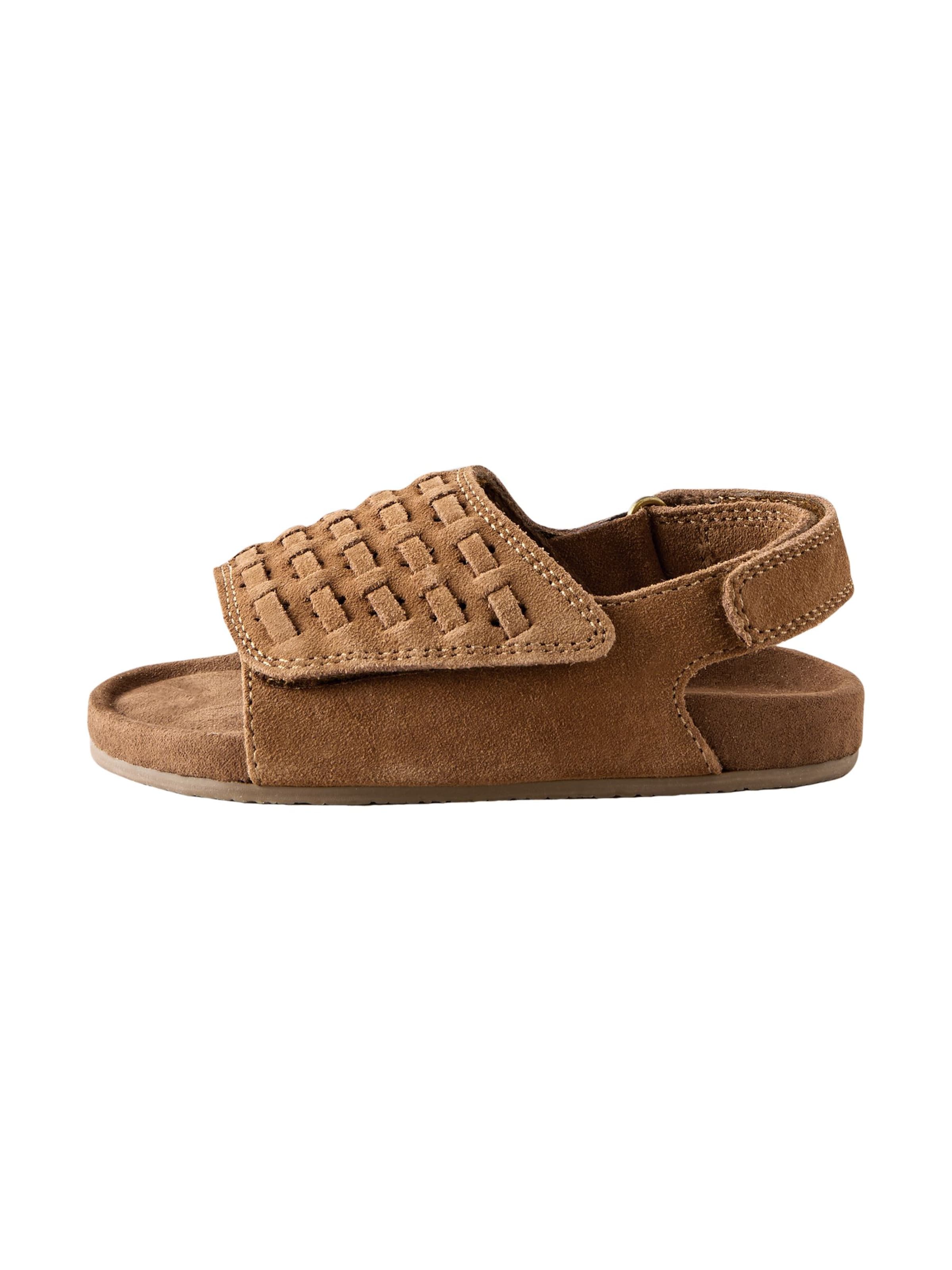 Next Open shoes in Brown: front