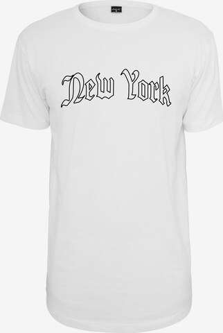 MT Men Shirt 'New York' in White: front