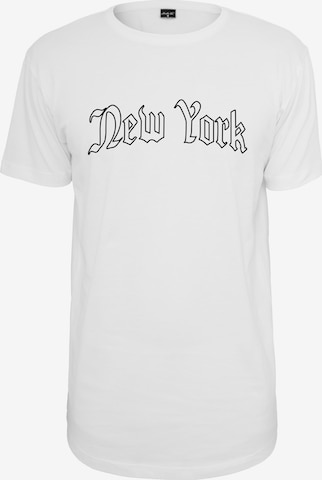 MT Men Shirt 'New York' in White: front