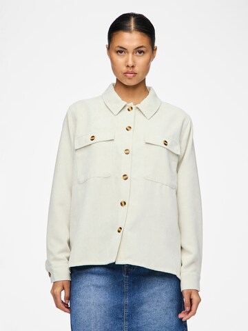 Camicia da donna 'PCEffi' di PIECES in beige: frontale