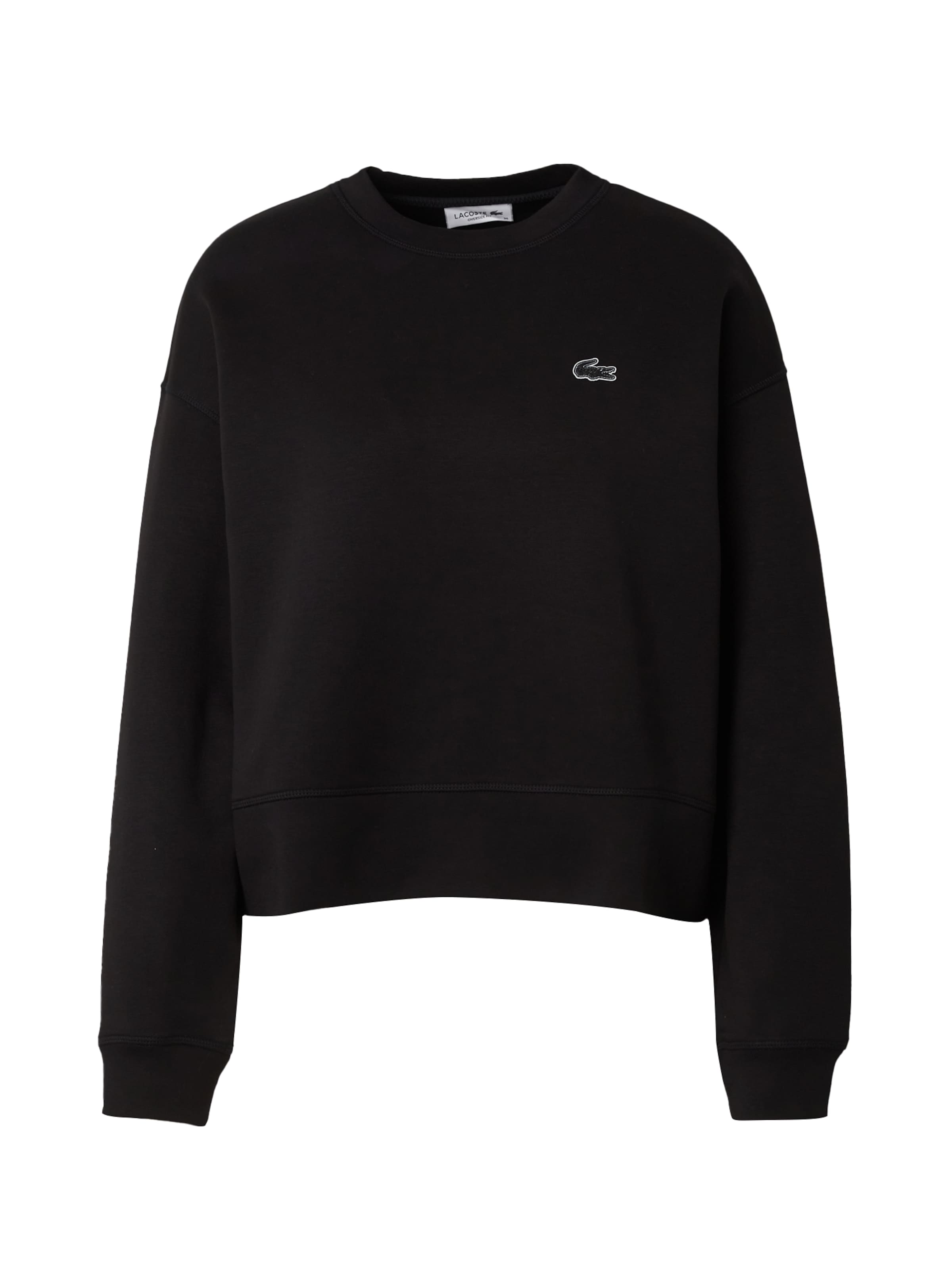Sweat-shirt LACOSTE en noir : devant