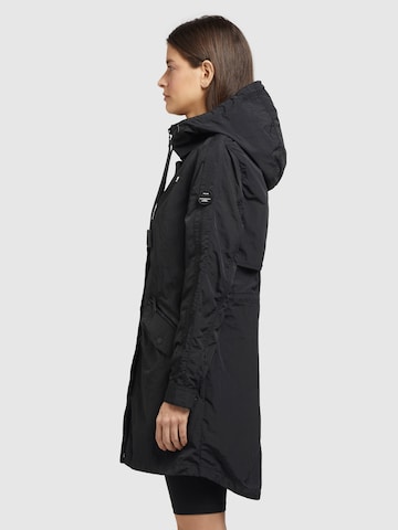 khujo Between-Seasons Coat 'GAMES' in Black