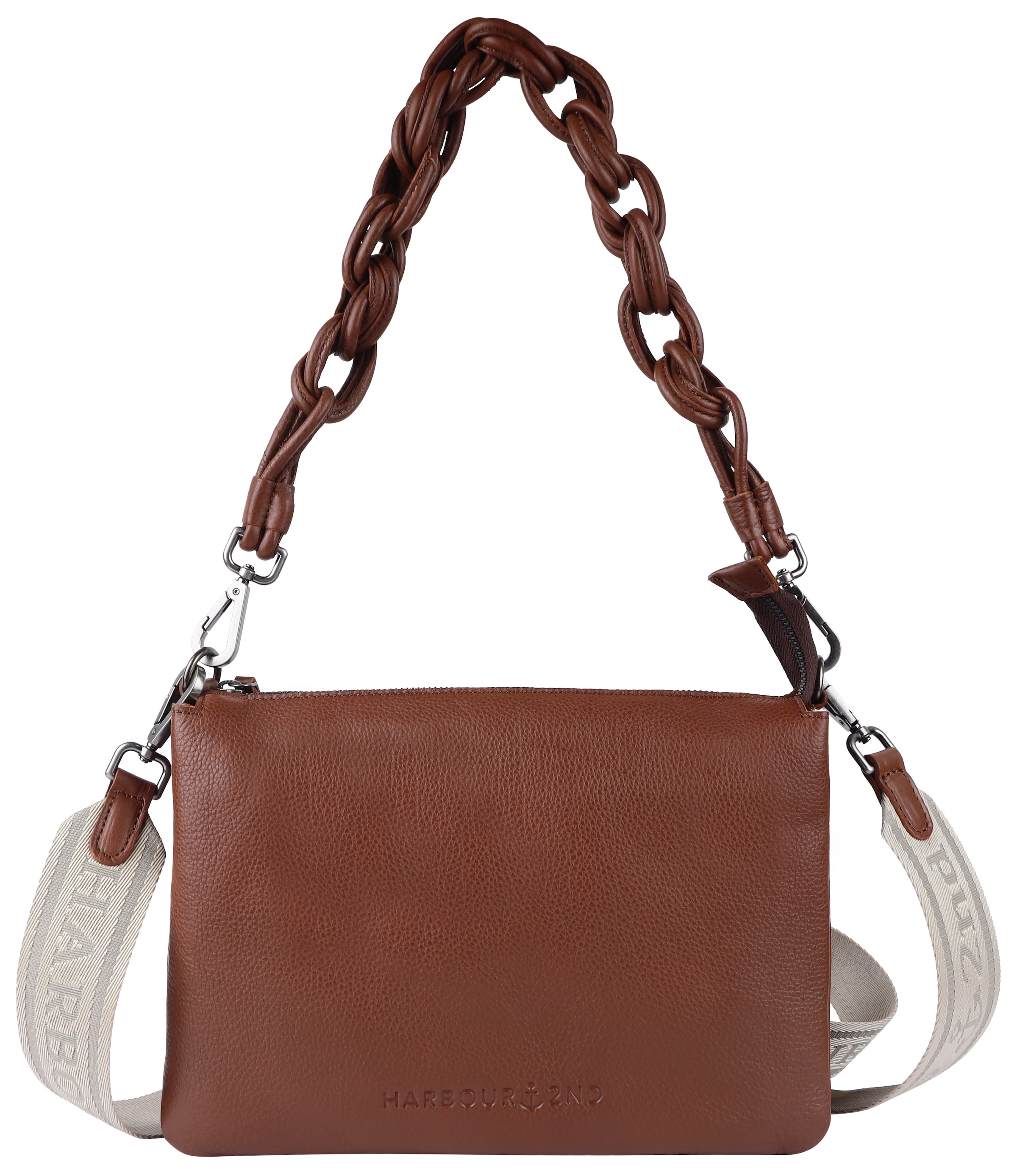 Borsa a spalla 'Just Pure Florina' di Harbour 2nd in marrone: frontale