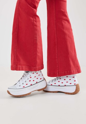 BRITISH KNIGHTS Sneaker 'KAYA MID FLY' in Weiß