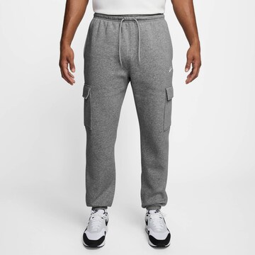 Nike Sportswear Tapered Cargo Pants in Grey: front