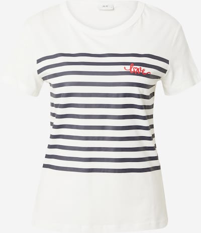 JDY T-shirt 'HANSON' i marinblå / röd / vit, Produktvy