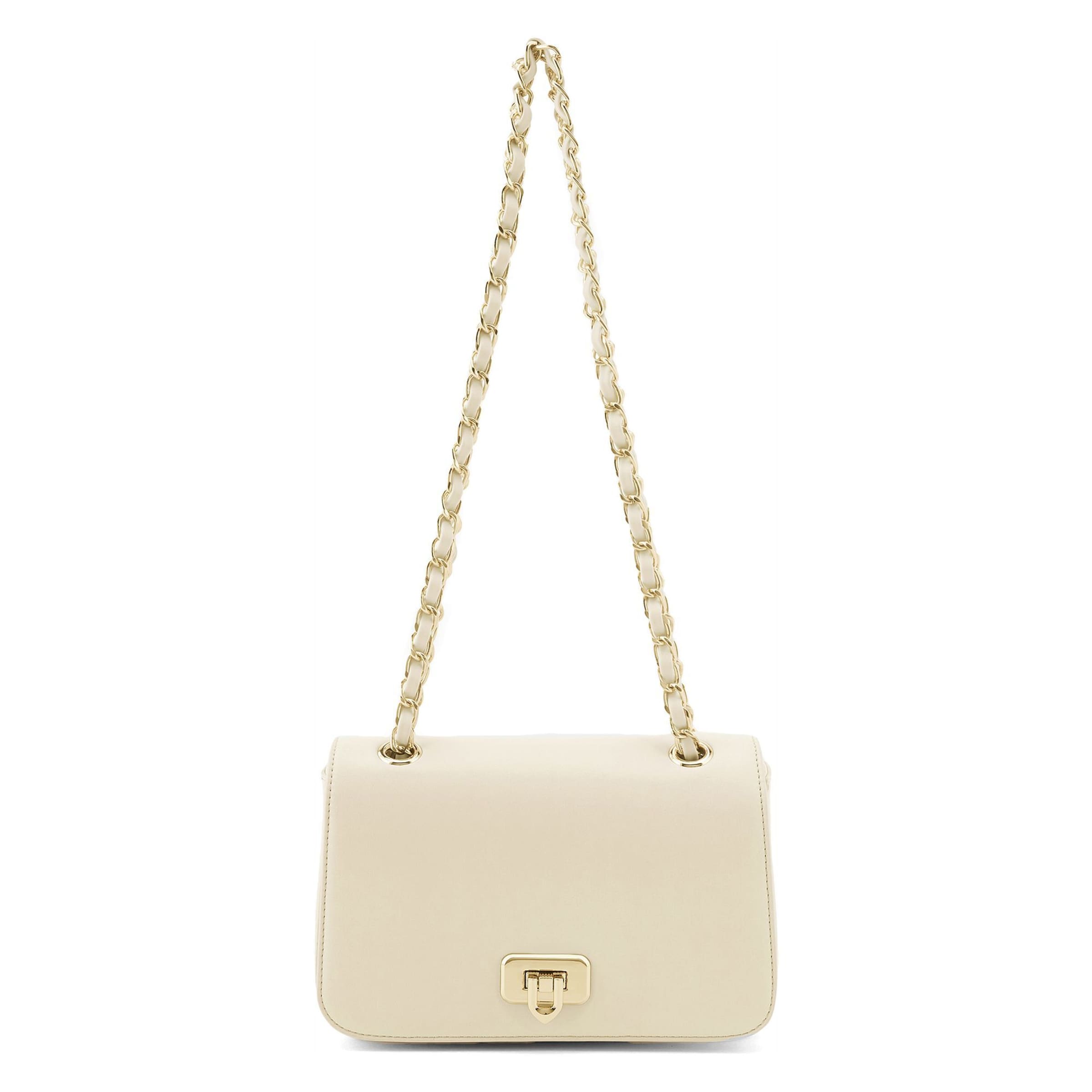 Borsa a spalla 'Lilla Edet' di Seidenfelt in bianco: frontale