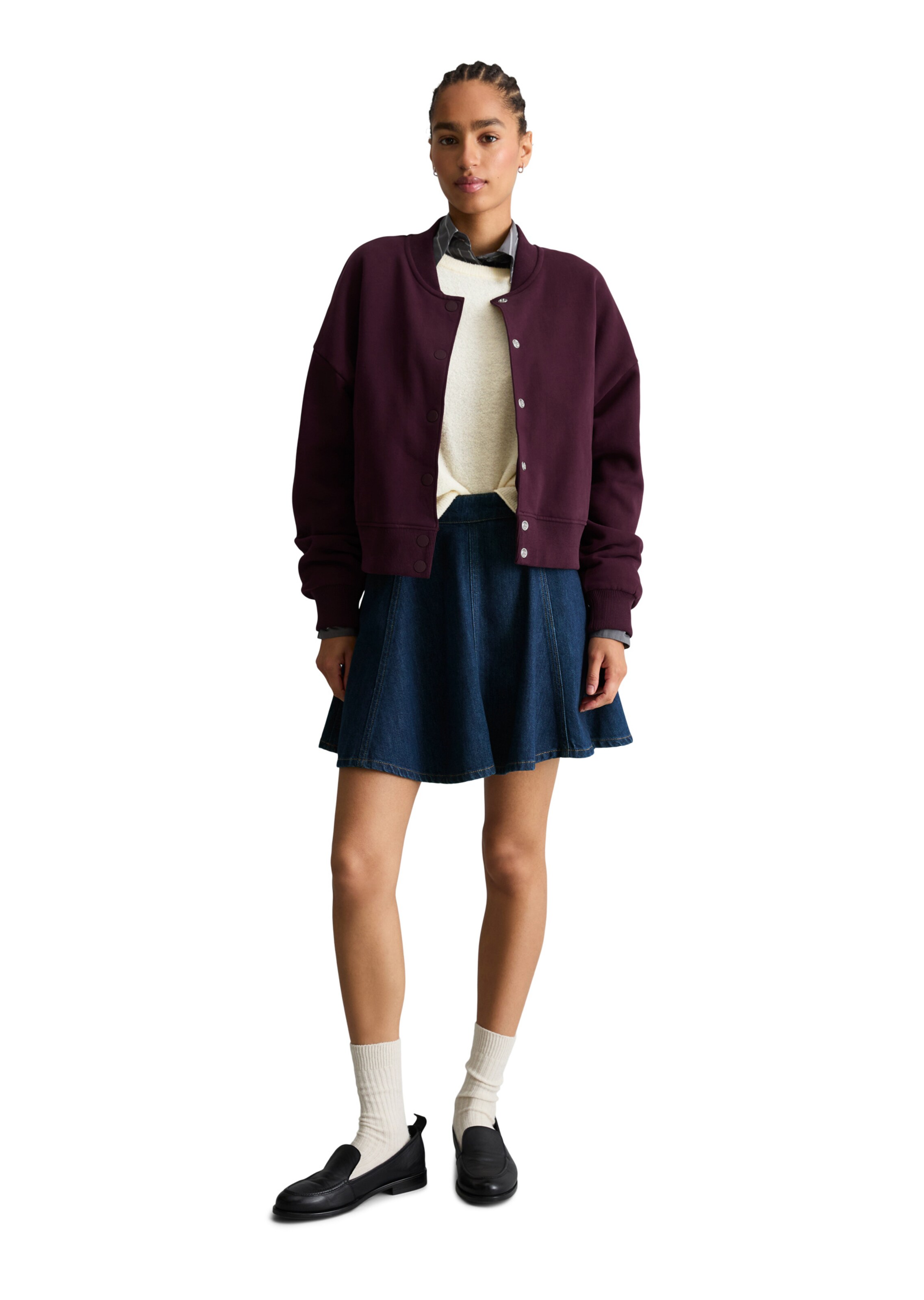 Marc O'Polo DENIM Sweat jacket in Red