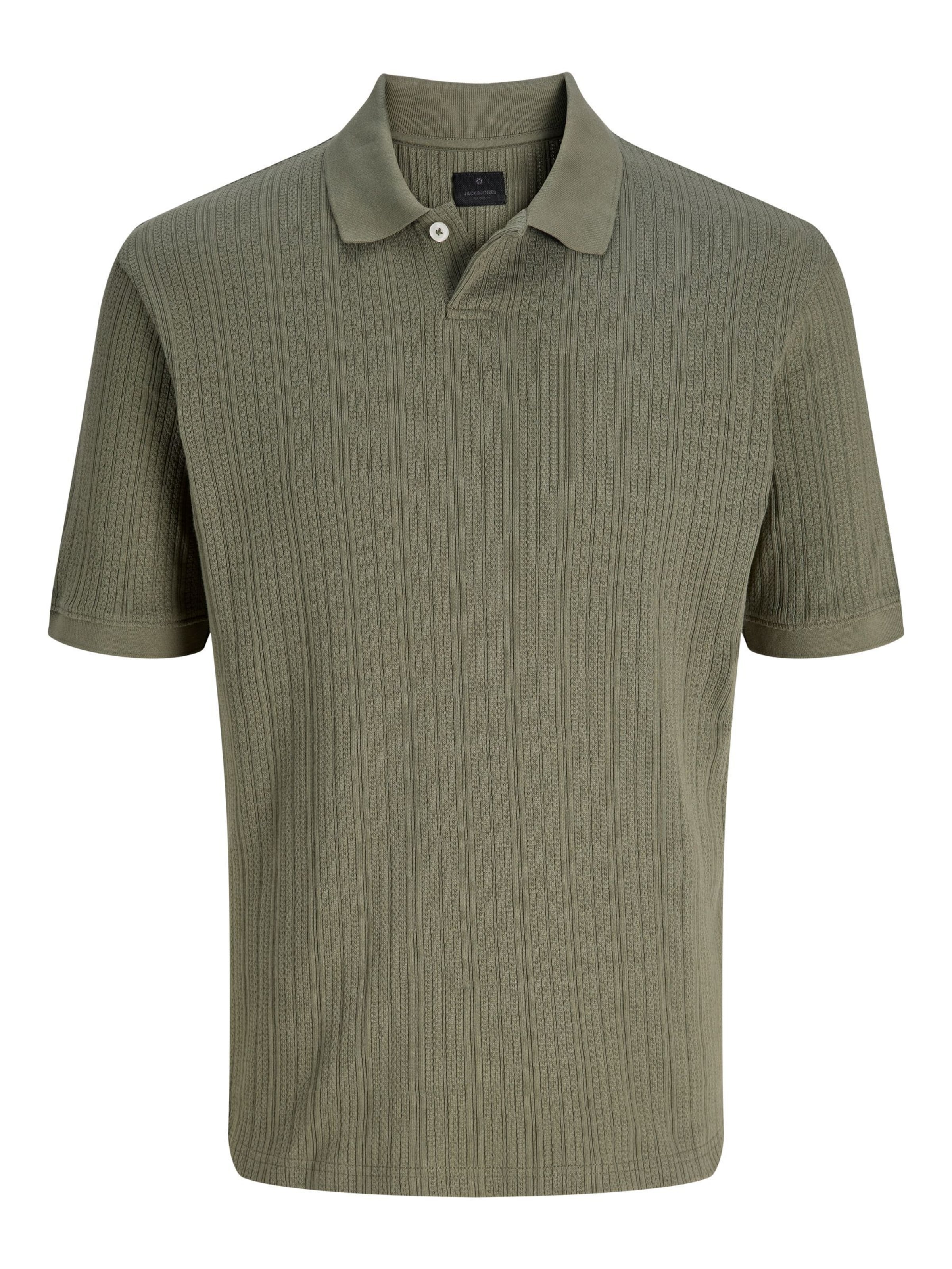 JACK & JONES Poloshirt in oliv, Produktansicht
