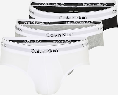 Calvin Klein Underwear Slip u siva melange / crna / prljavo bijela, Pregled proizvoda