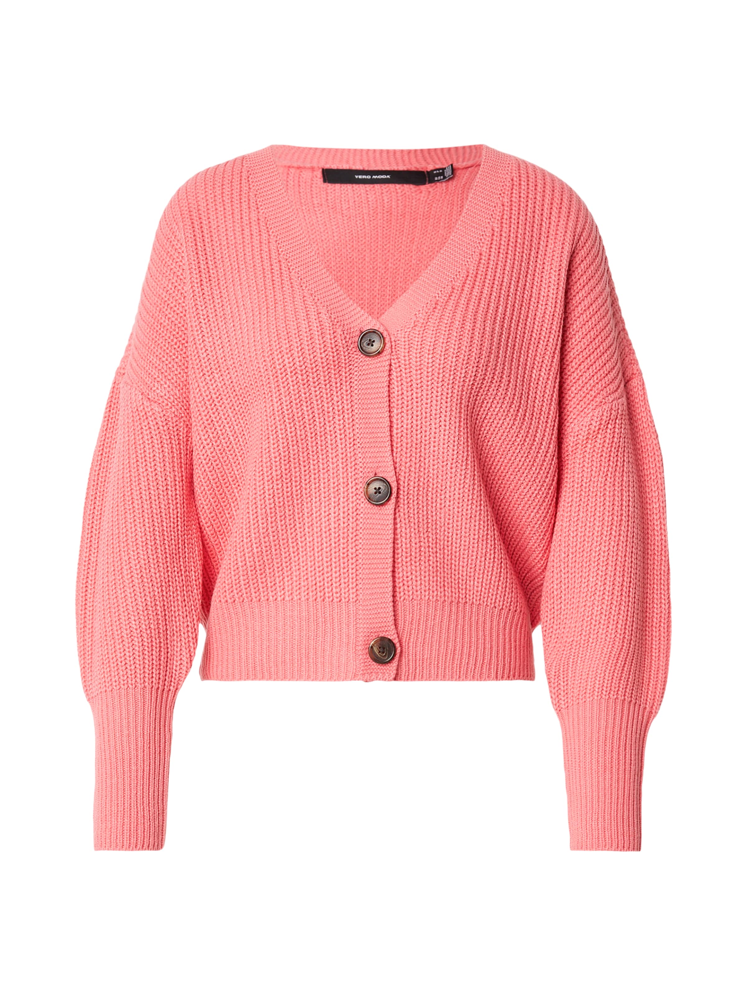 VERO MODA Strickjacke 'VMLea' in melone, Produktansicht