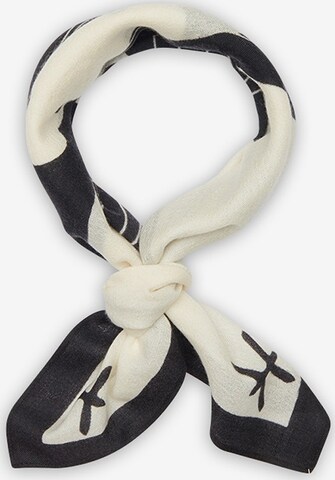 Foulard Noolur en noir : devant