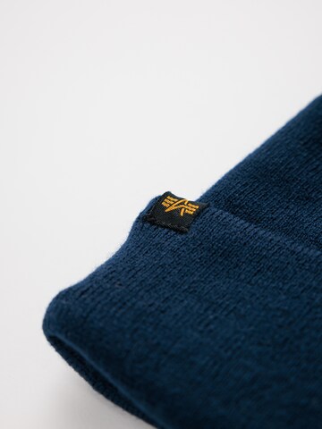 ALPHA INDUSTRIES Beanie in Blau