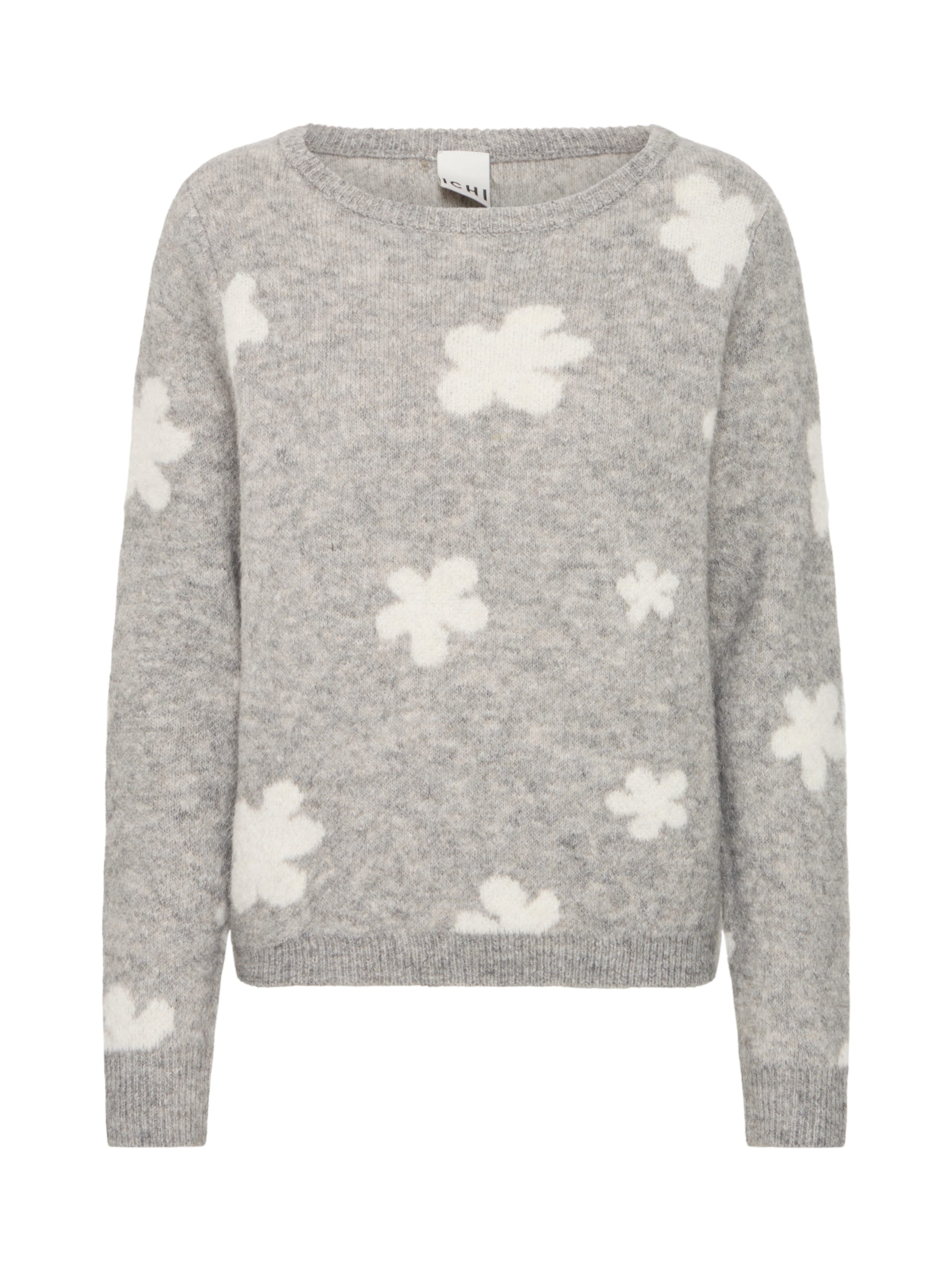 ICHI Pullover 'IHKAMARA' in Grau: Vorderseite