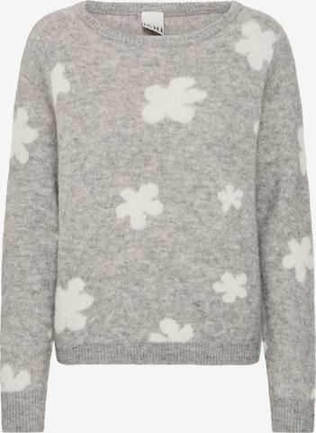 Pulover 'IHKAMARA' de la ICHI pe gri: față