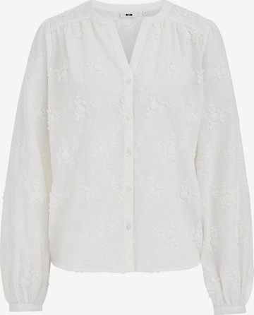 WE FashionBluza - bijela boja: prednji dio