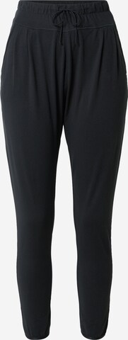 ROXY Workout Pants 'LOVE AINT ENOUGH' in Black: front