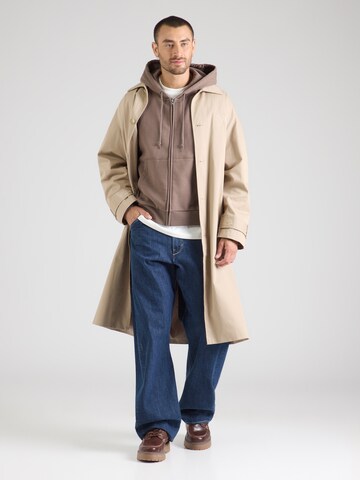 GAP Sweatjacke in Braun
