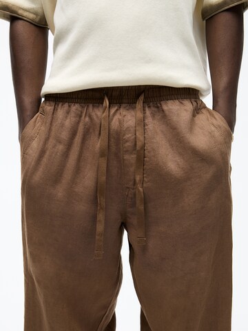 Pull&Bear Loose fit Pants in Brown