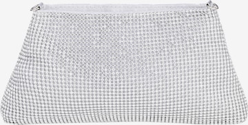 faina Clutch in Silver: front