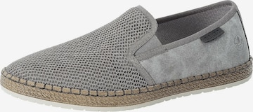 RIEKER Classic Flats in Grey: front