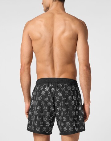 Philipp Plein Badeshorts in Schwarz