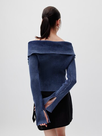 LeGer by Lena Gercke Strickjacke 'Anaida' in Blau: Vorderseite
