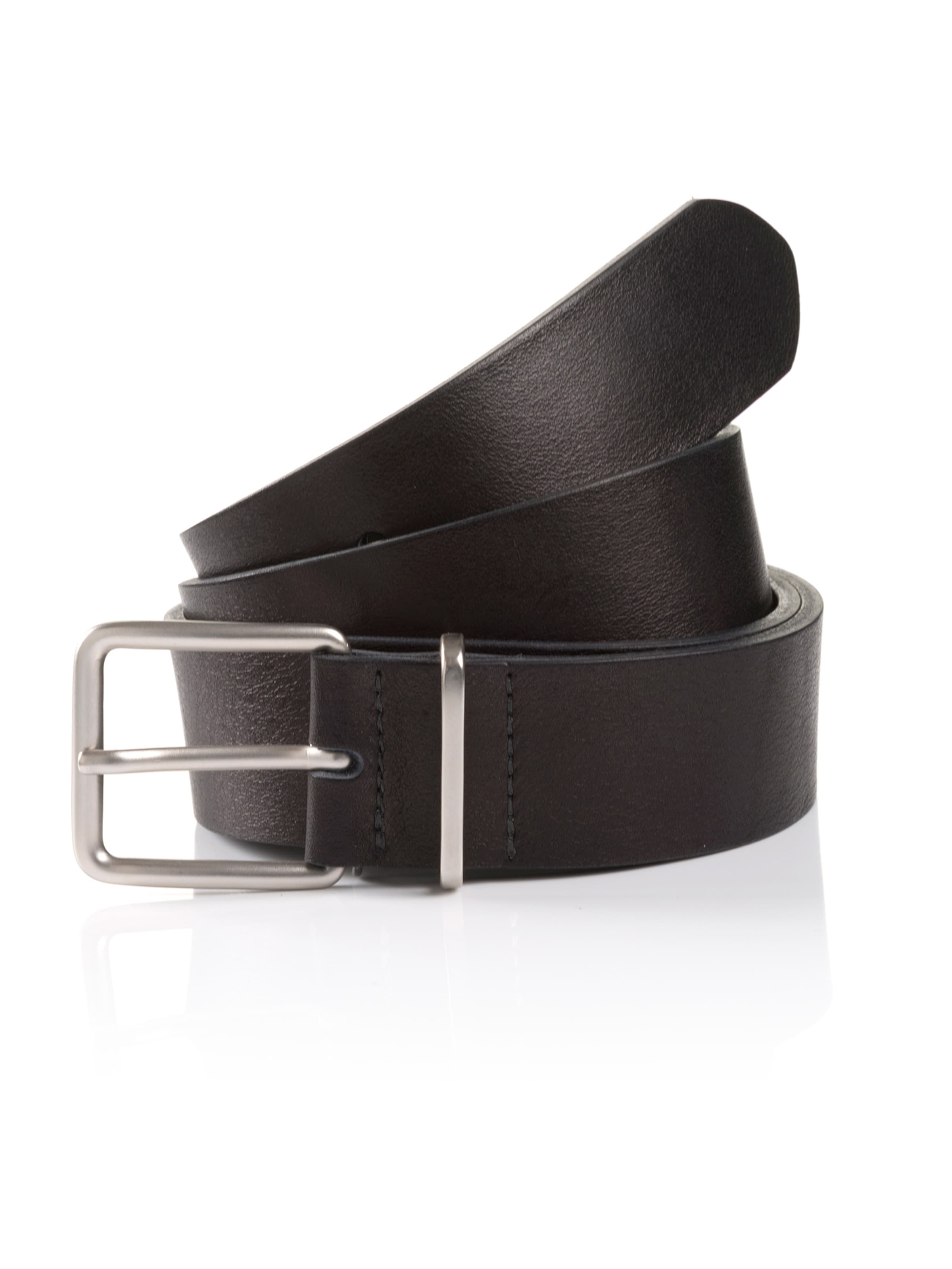 Ceinture 'REGGIE' TOM TAILOR en noir : devant