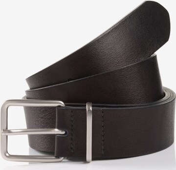 Ceinture 'REGGIE' TOM TAILOR en noir : devant