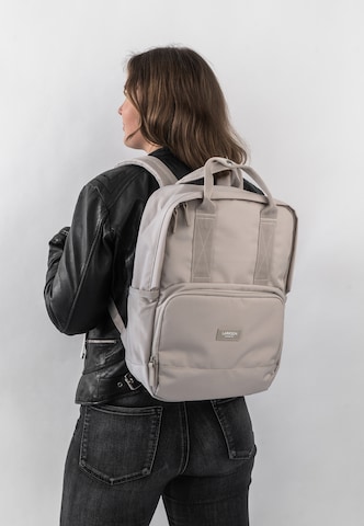 LARKSON Rygsæk 'No 6' i beige: forside