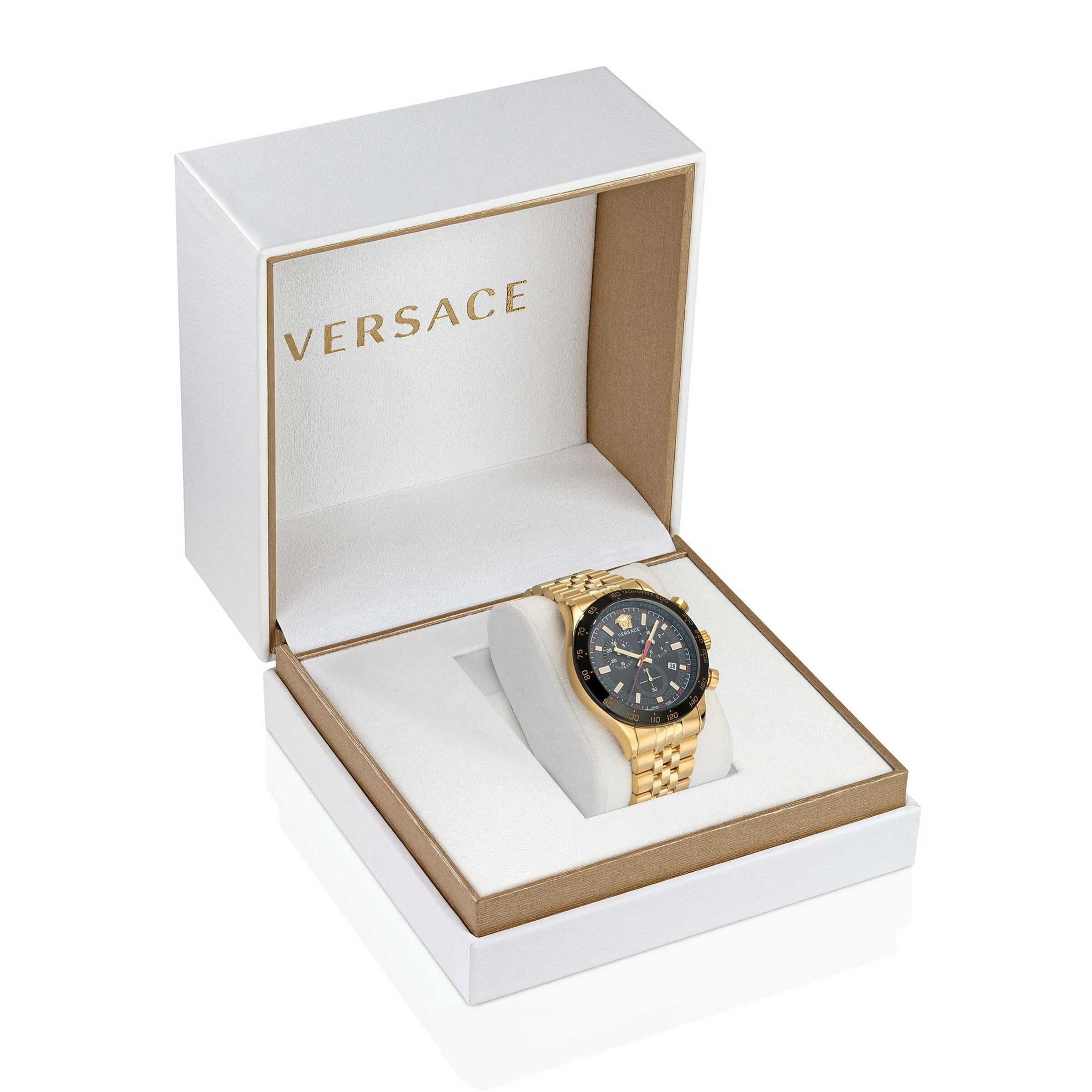 VERSACE Analoog horloge in Goud