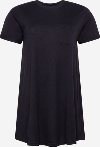 Robe Cotton On Curve en noir : devant