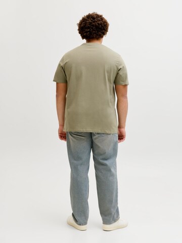 Jack & Jones Plus T-Shirt 'JJESoho' in Grün