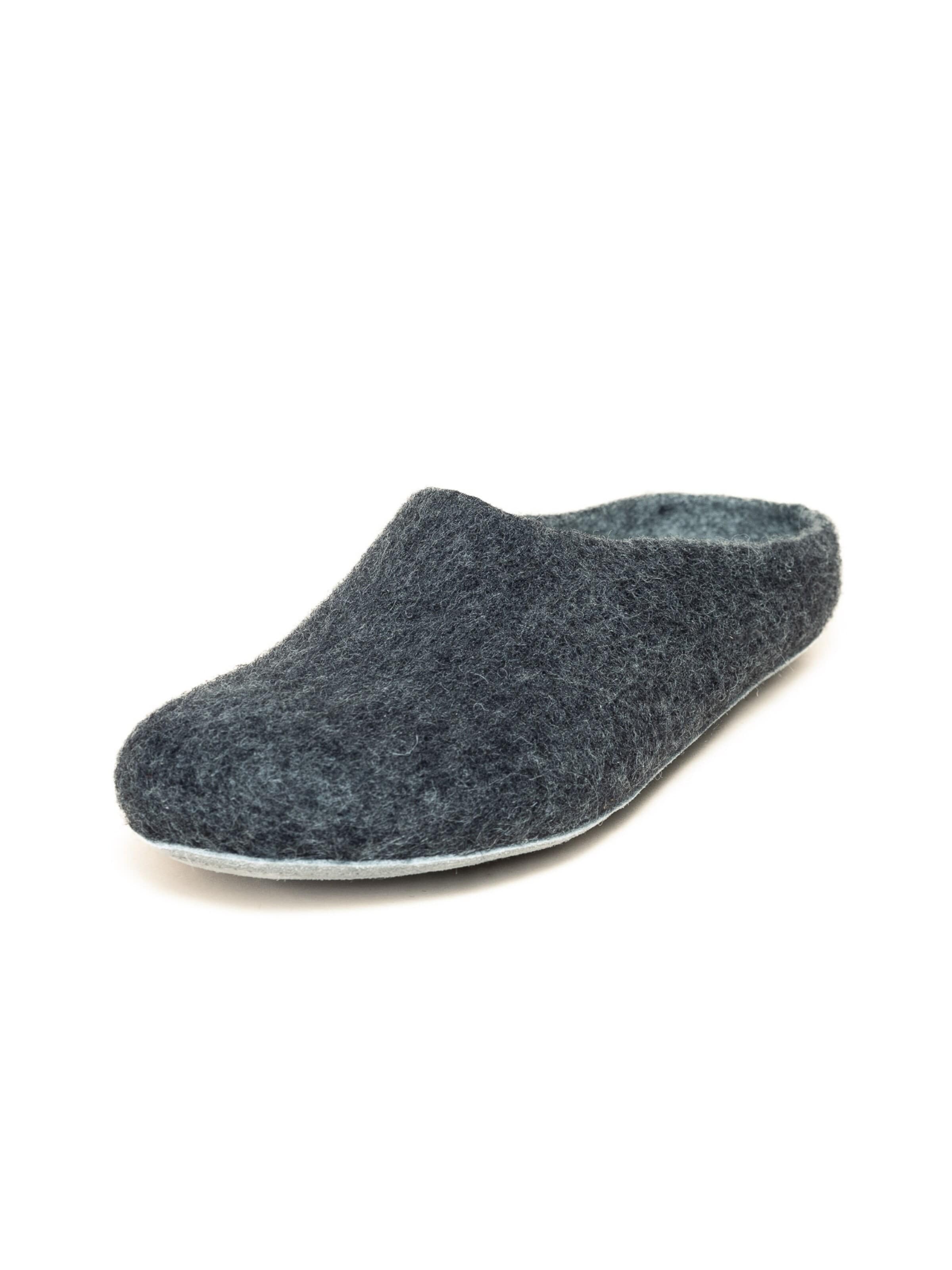 MagicFelt Hausschuh 'Filzpantoffel AP 701'‌‌ in Grau: Vorderseite