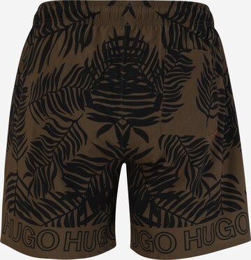 HUGO Red Board Shorts 'SOMA' in Green