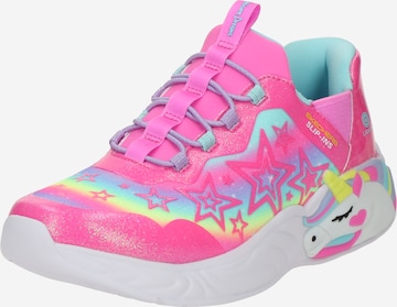 SKECHERS Superge 'Unicorn Dreams - Starry Lite' | roza barva: sprednja stran