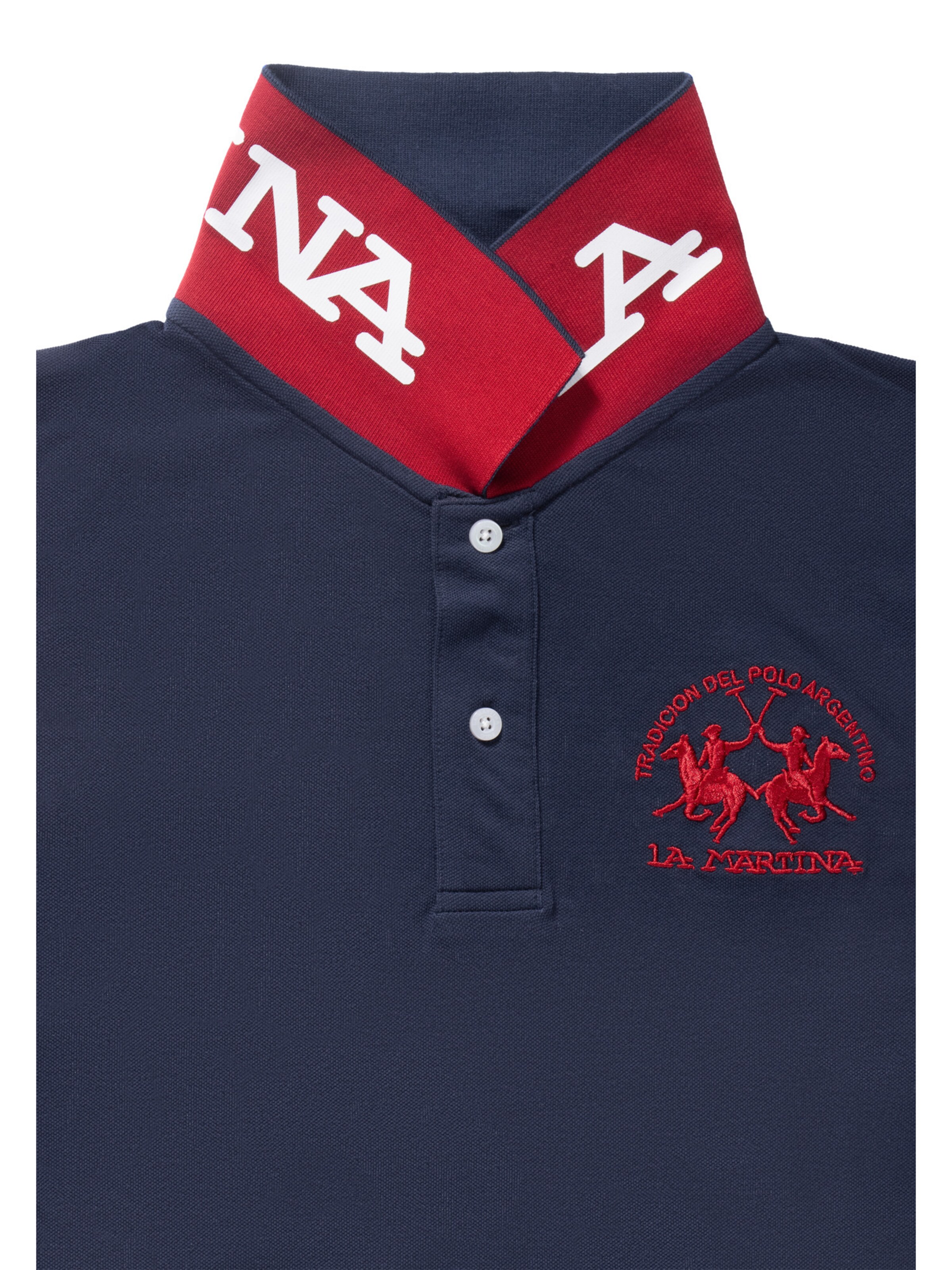 T-Shirt ' CCMP11 ' La Martina en bleu