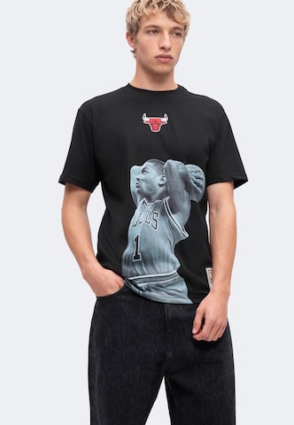 Mitchell & Ness Shirt 'NBA PLAYER BULLS - ROSE' in Black