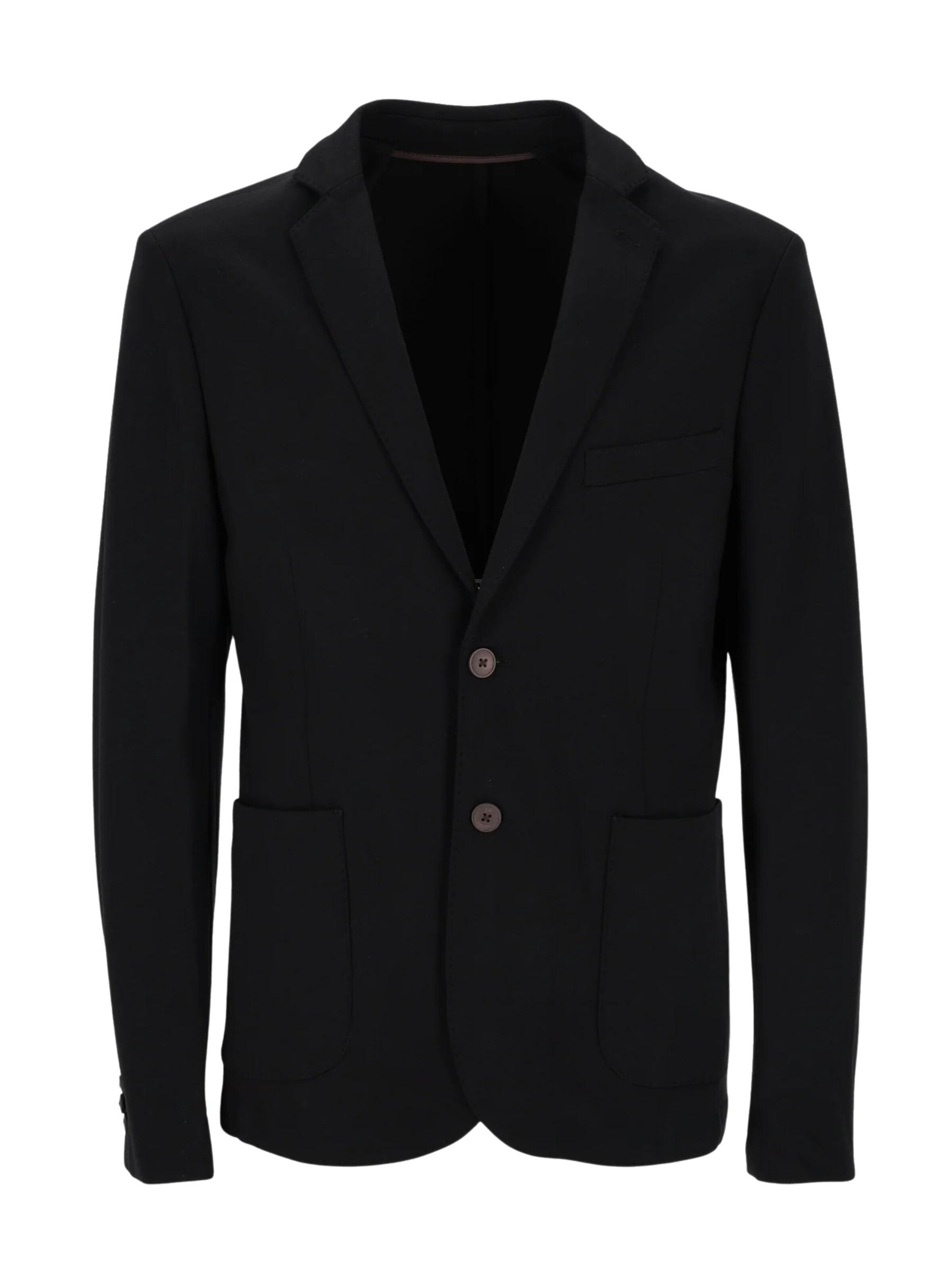 Veste de costume Yes Zee en noir : devant