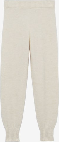 MANGO Skinny Pants in Beige: front