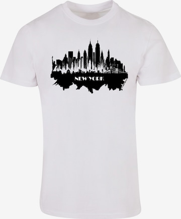 F4NT4STIC T-Shirt 'Cities Collection - New York skyline' in Weiß: predná strana