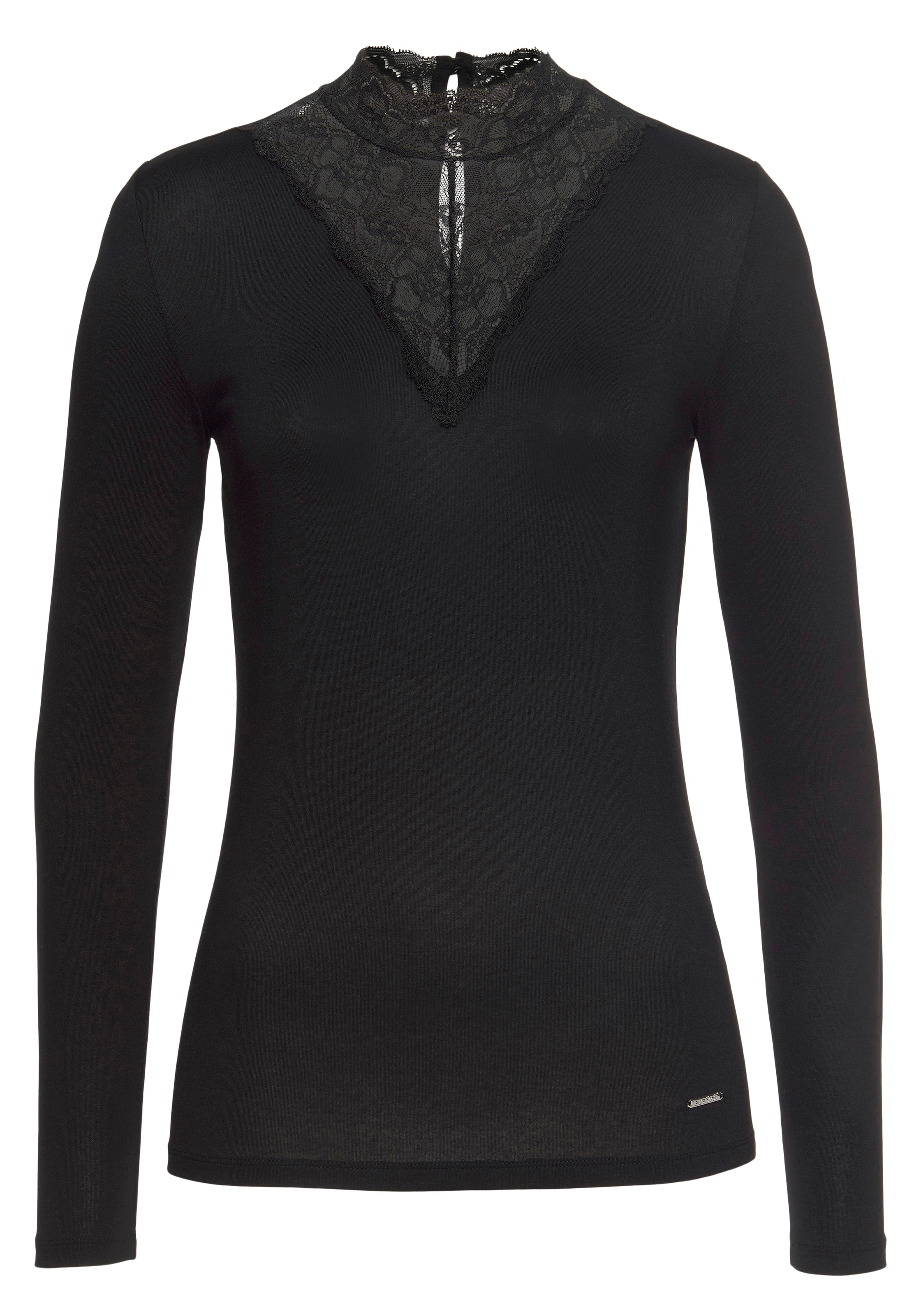 LAURA SCOTT Shirt in Black: front