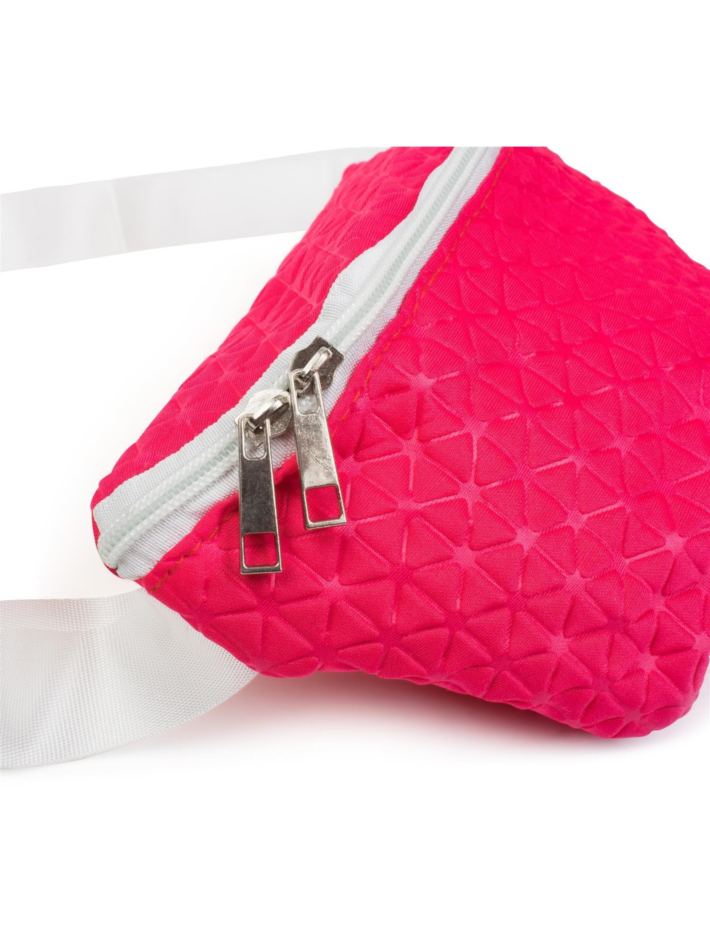 styleBREAKER Gürteltasche 'Bauchtasche geometrische Prägung, Gürteltasche'‌‌‌ in Pink