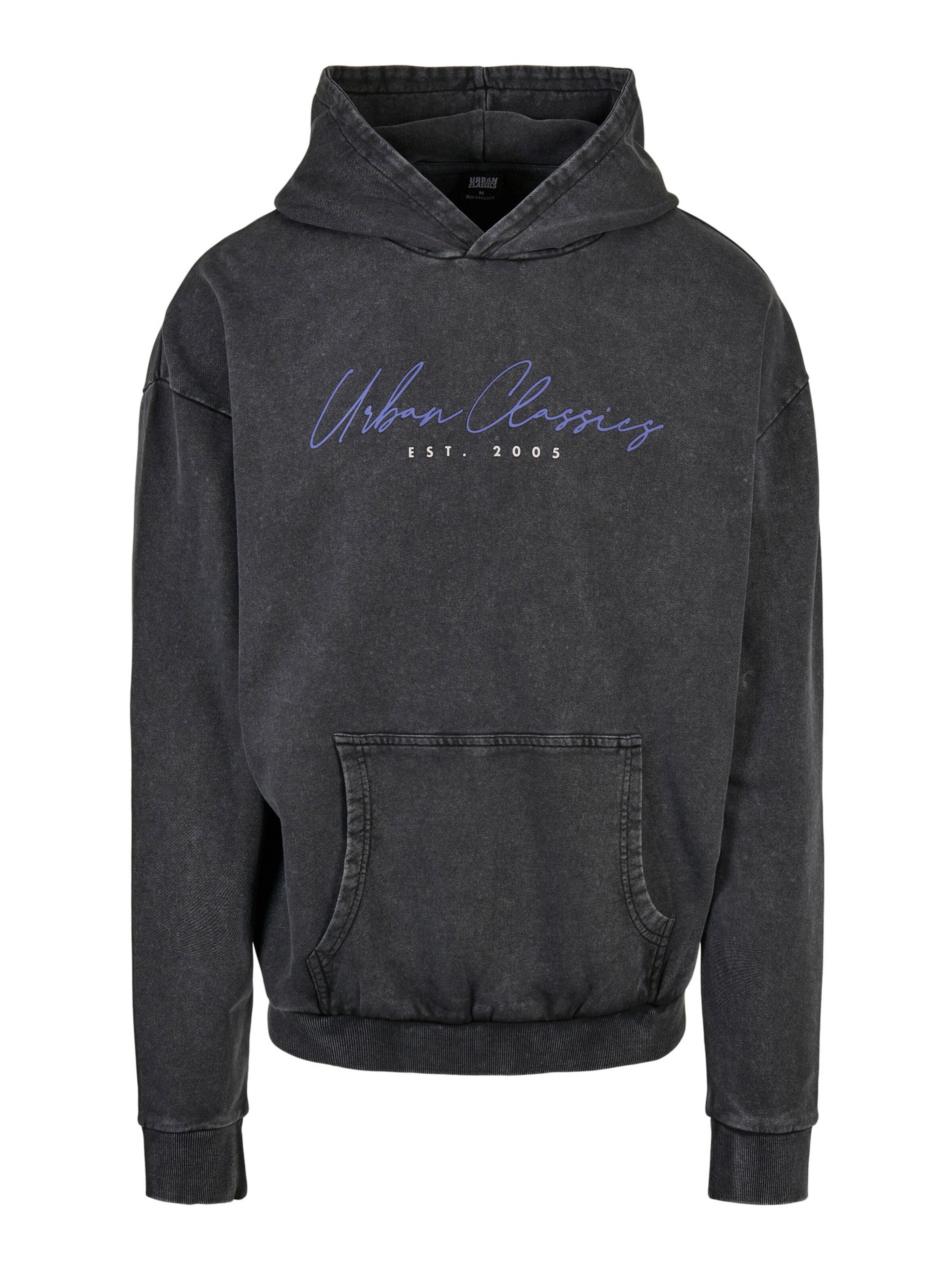 Sweat-shirt Urban Classics en noir : devant