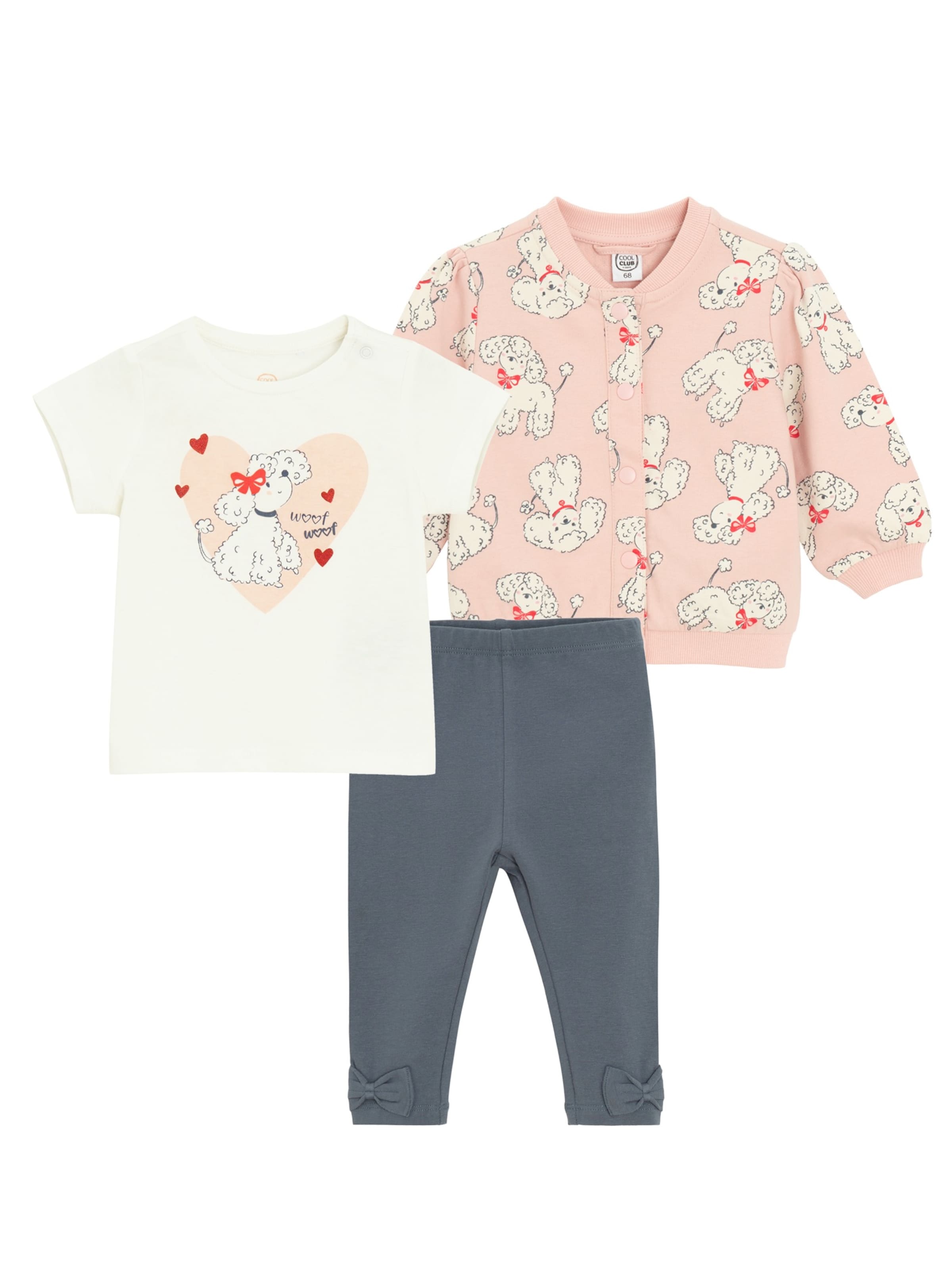 Cool Club Overall i blandade färger: framsida