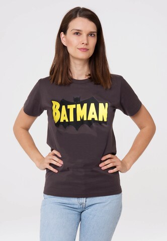 LOGOSHIRT T-Shirt 'Batman Wings' in Schwarz: predná strana