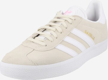 Sneaker bassa 'Gazelle' di ADIDAS ORIGINALS in bianco: frontale