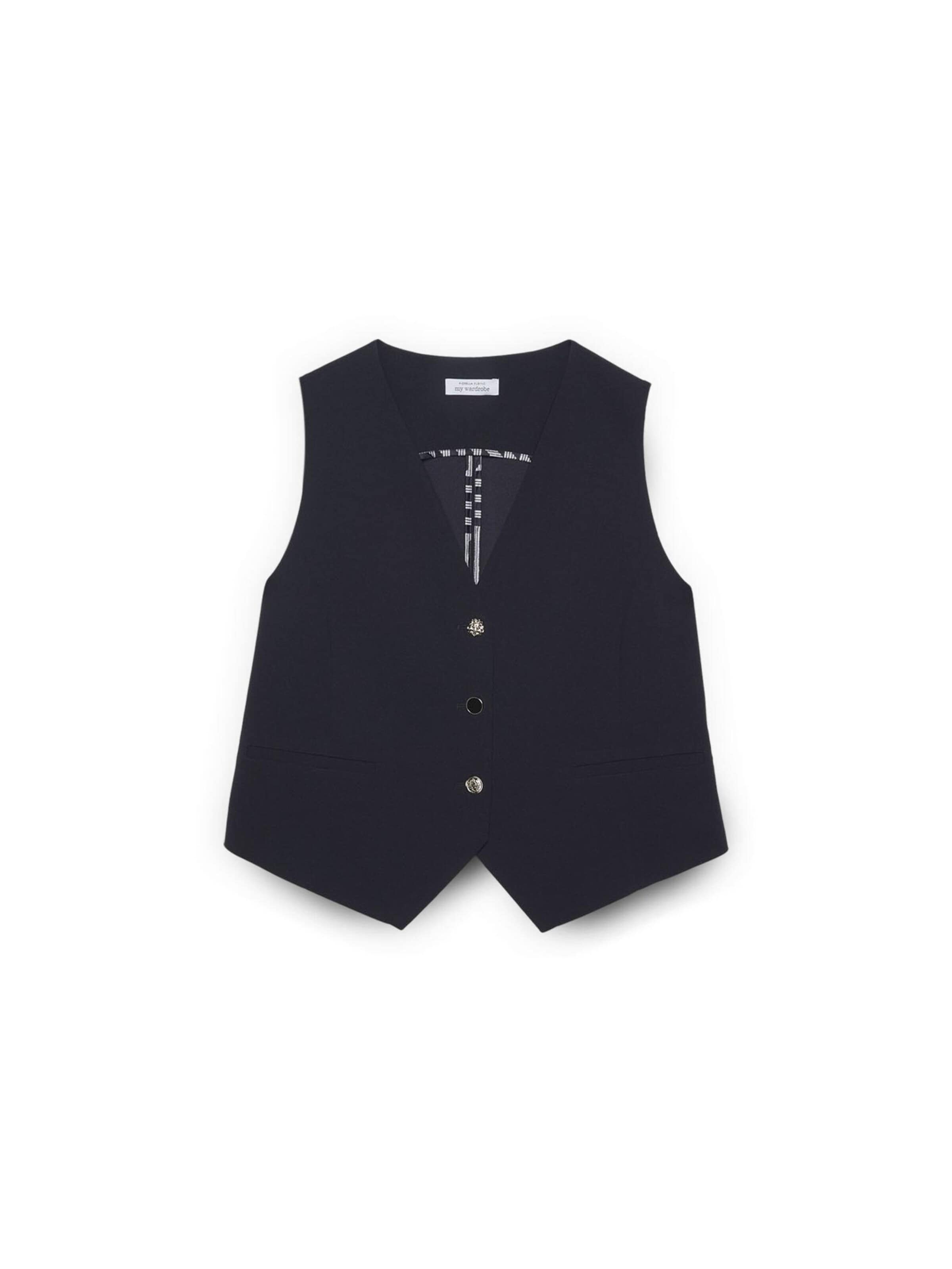 Fiorella Rubino - Chaqueta de entretiempo en azul: frente