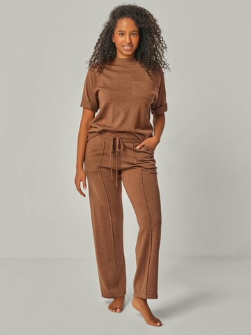 YOU LOOK PERFECT Shirt 'Elfie' in Brown