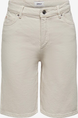 ONLY Loosefit Jeans 'Sonny' in Beige: voorkant